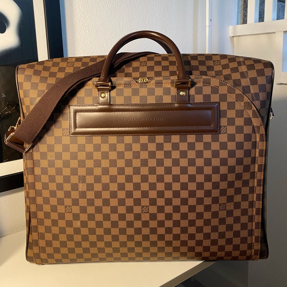 Vintage Louis Vuitton Nolita MM Damier Ebene Travel Bag